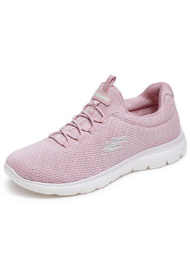 Sneakers skechers summits-summer blush, roze, dames