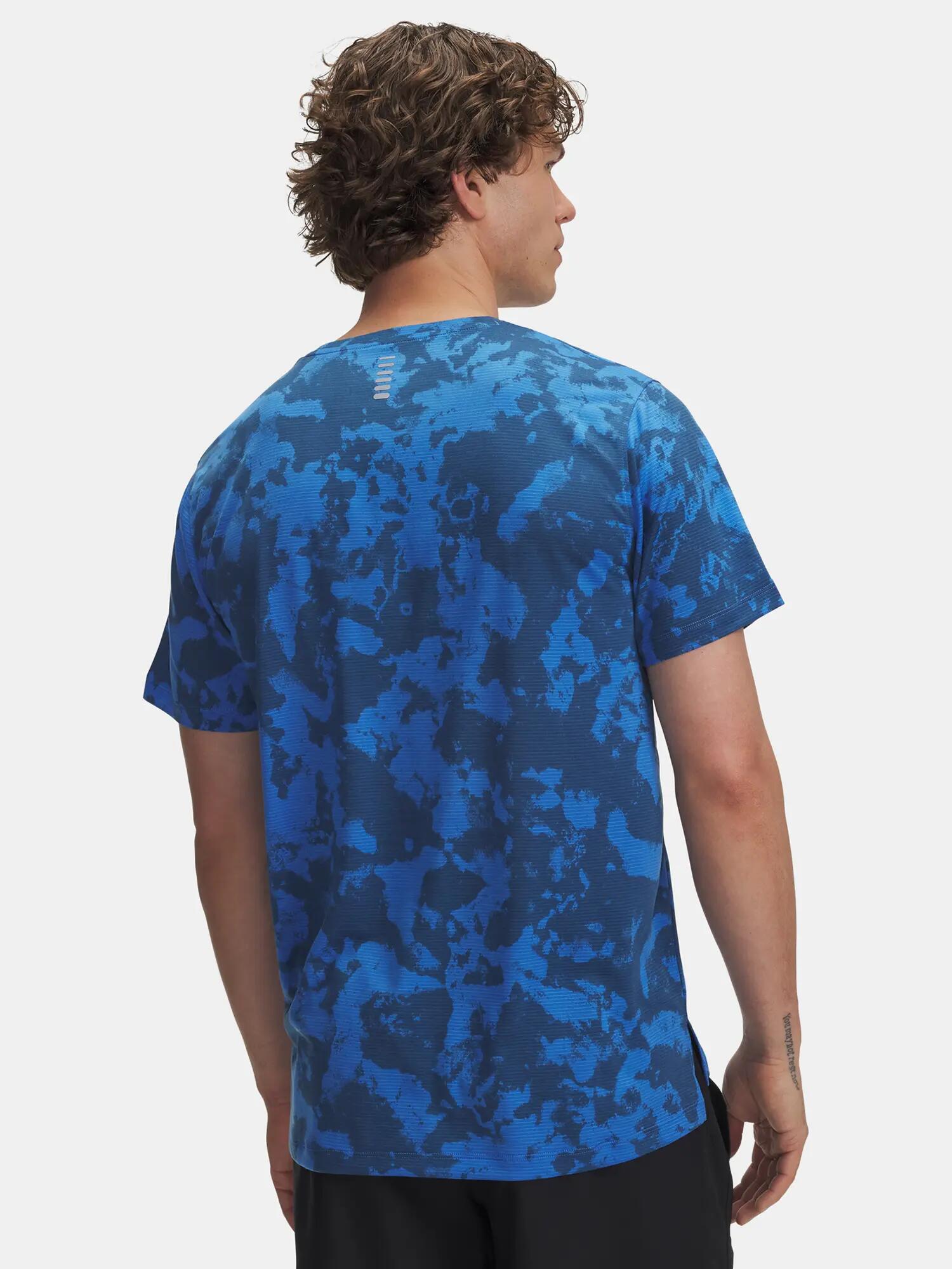 Férfi póló Under Armour UA Launch Printed SS-BLU 2/3