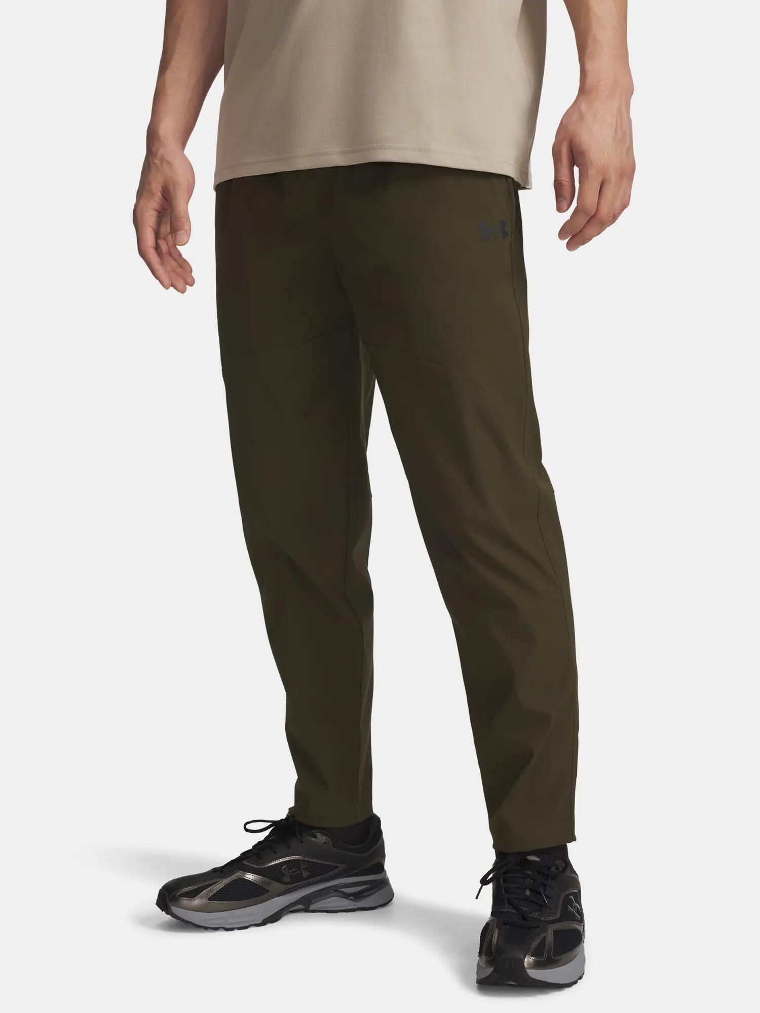Férfi sportnadrág Under Armour UA UNSTPBLE WOVEN TX TAPER-GRN 1/4