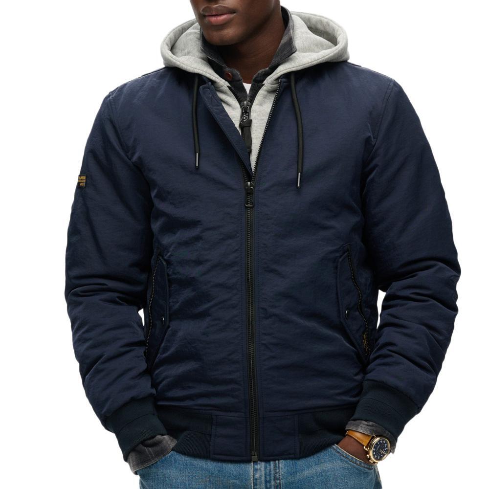 Veste Marine Homme Superdry Hooded - S 1/2