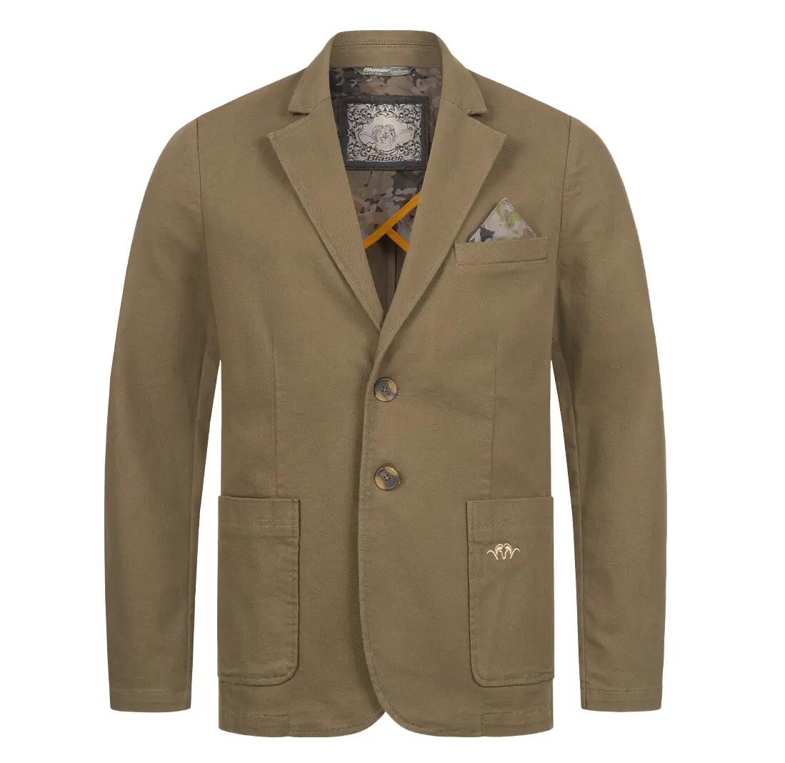 Sacou barbati Blaser denim strech bob dark olive