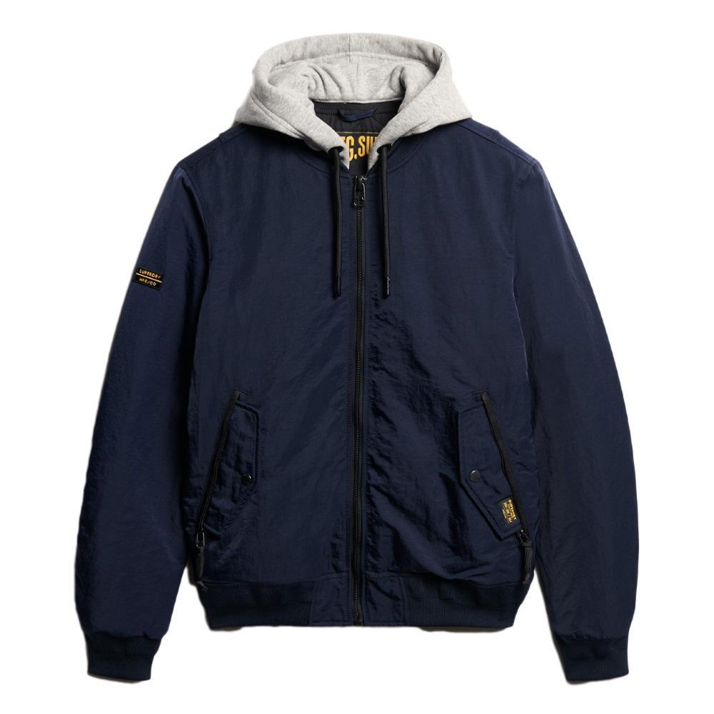 Veste Marine Homme Superdry Hooded - S 2/2