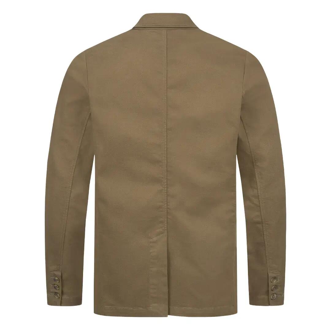 Sacou barbati Blaser denim strech bob dark olive 2/5