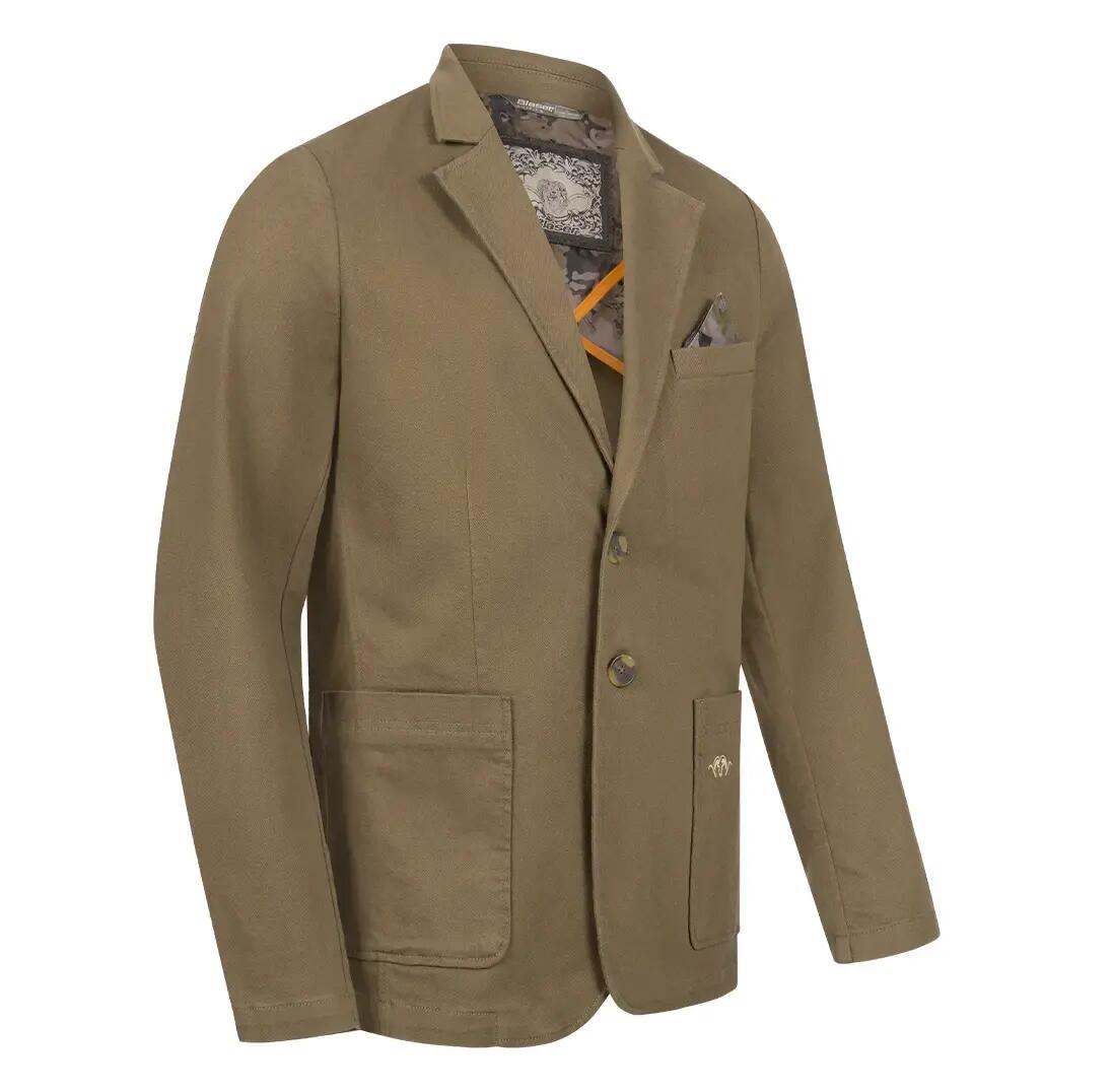 Sacou barbati Blaser denim strech bob dark olive 4/5