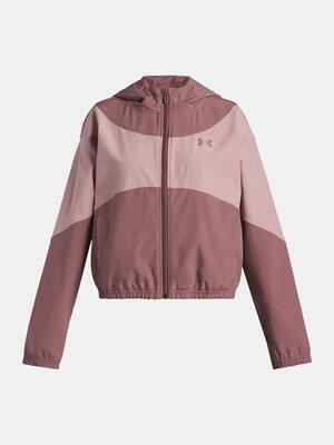 Lány jas under armour ua rival woven hd jacket-brn