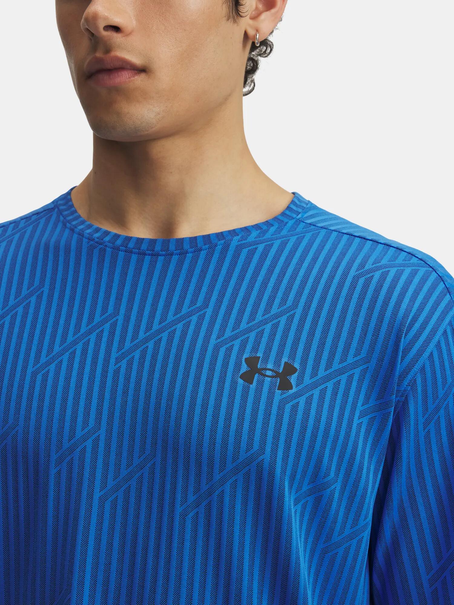 Férfi póló Under Armour UA Tech Vent Jacquard-BLU 3/3