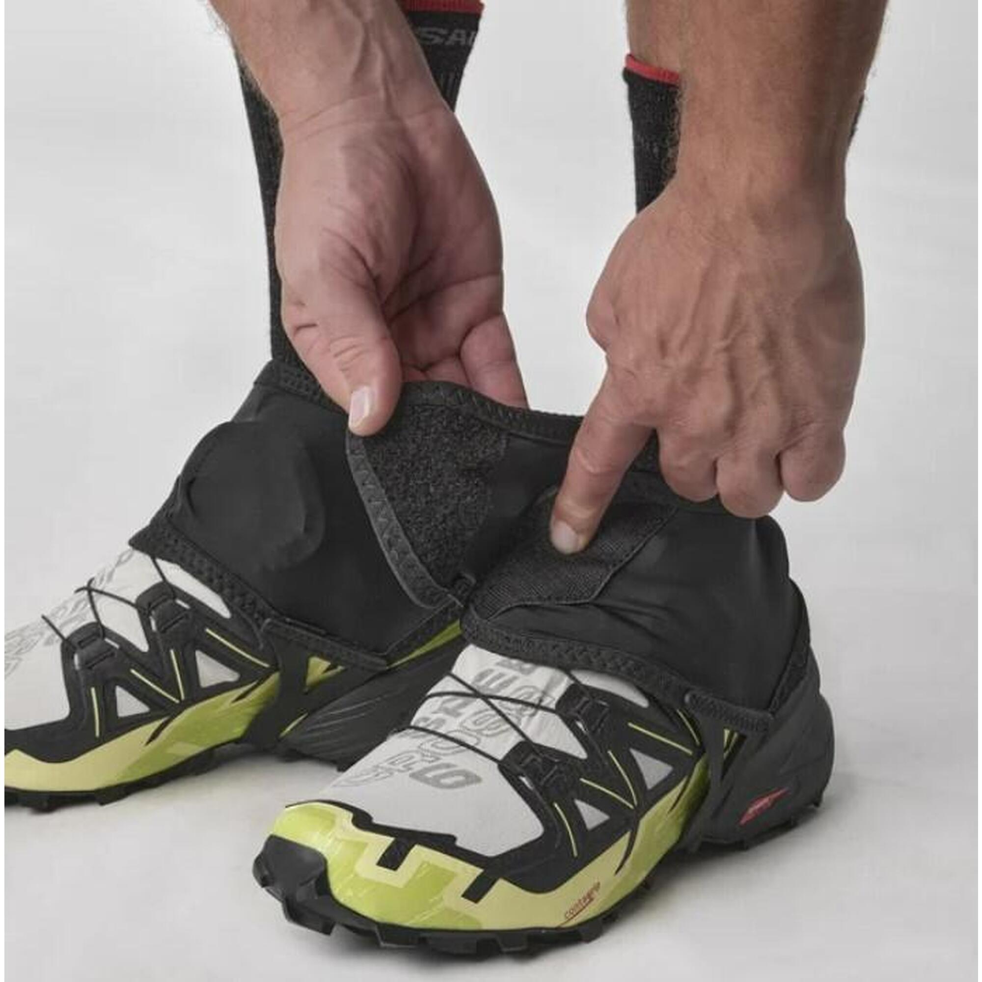 Salomon - Guetres De Trail Salomon "trail Gaiters Low" S Noir - Guêtres - Noir - 36/38 - Decathlon
