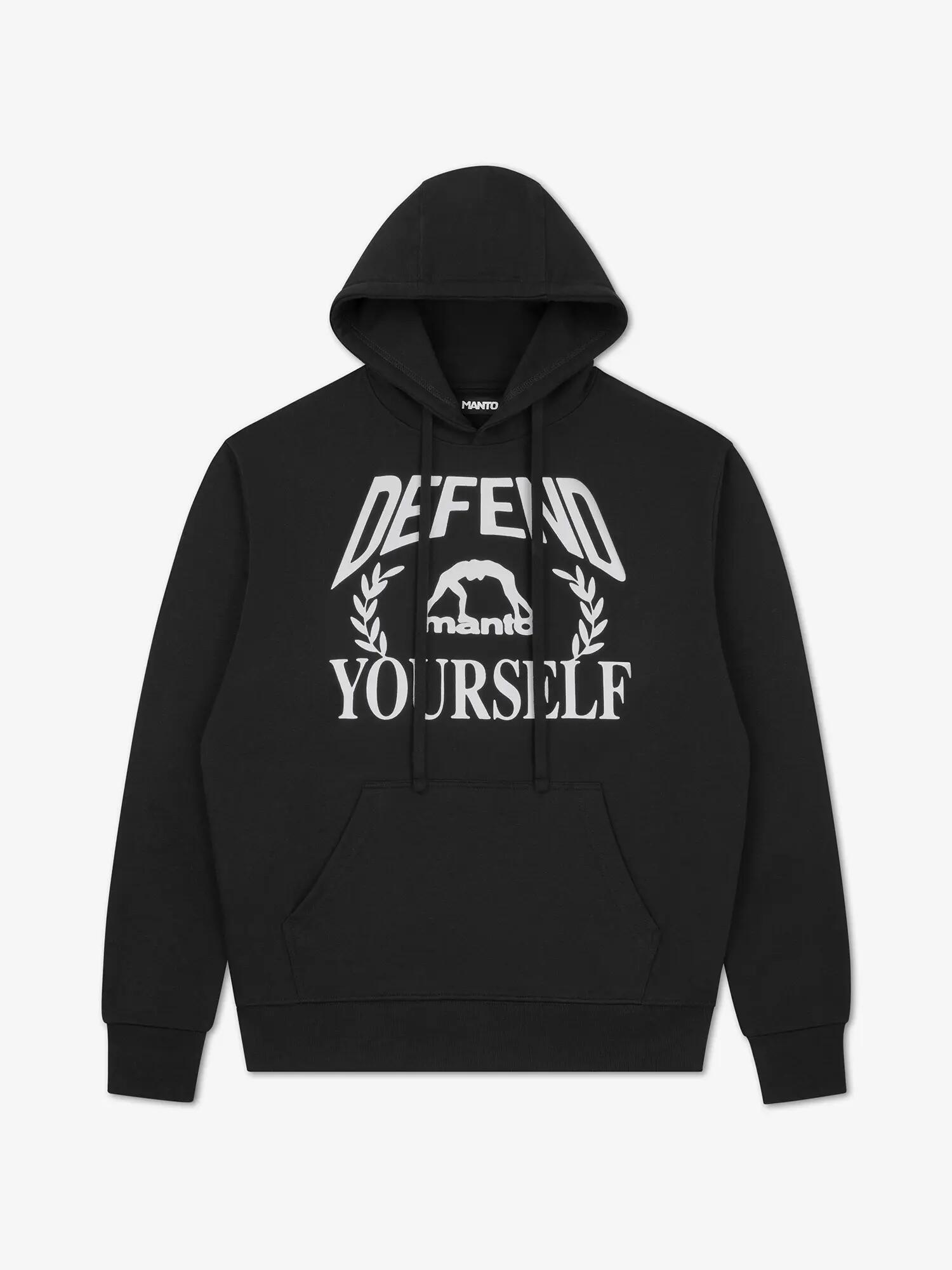 MANTO bluza z kapturem DEFEND czarna 2/4
