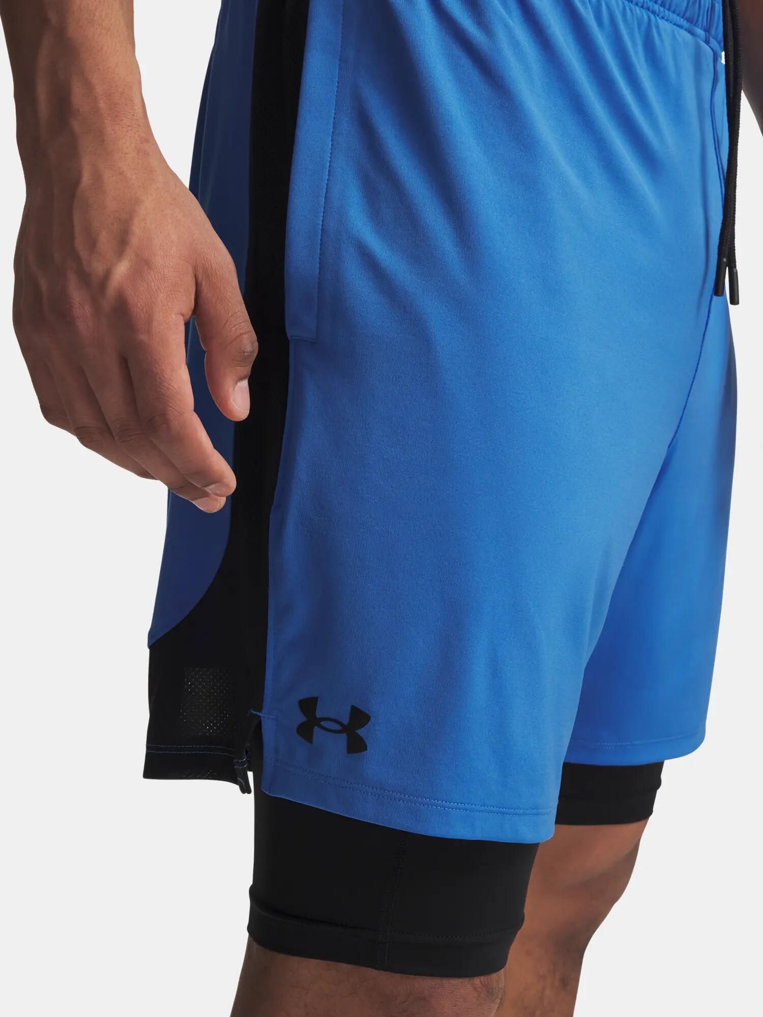 Férfi rövidnadrág Under Armour UA Tech Vent 2in1 Short-BLU 3/4