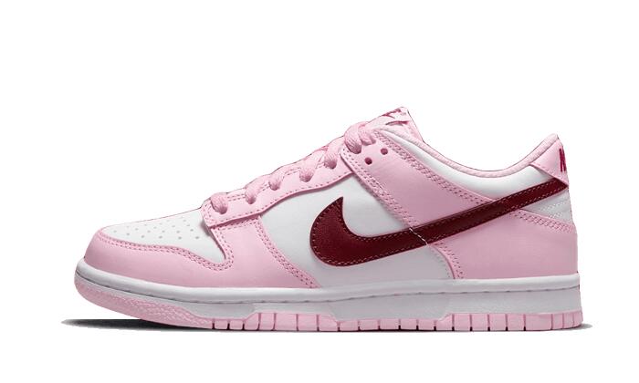 Dunk Low Pink Red White 1/2