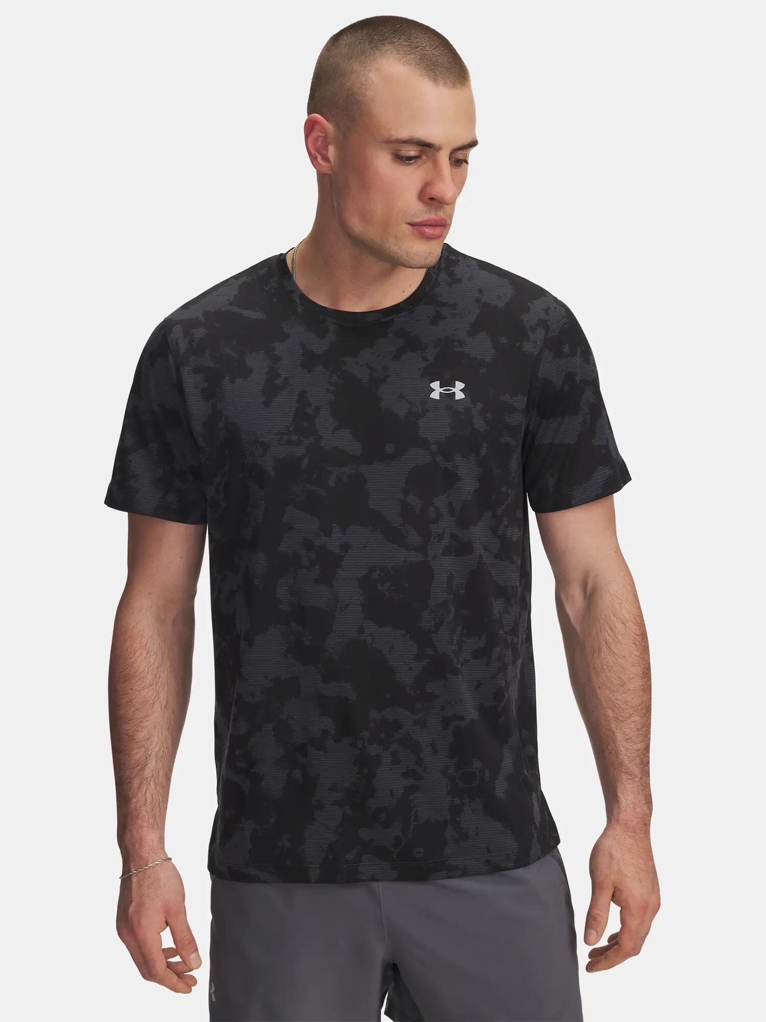 Férfi póló Under Armour UA Launch Printed SS-GRY 1/3