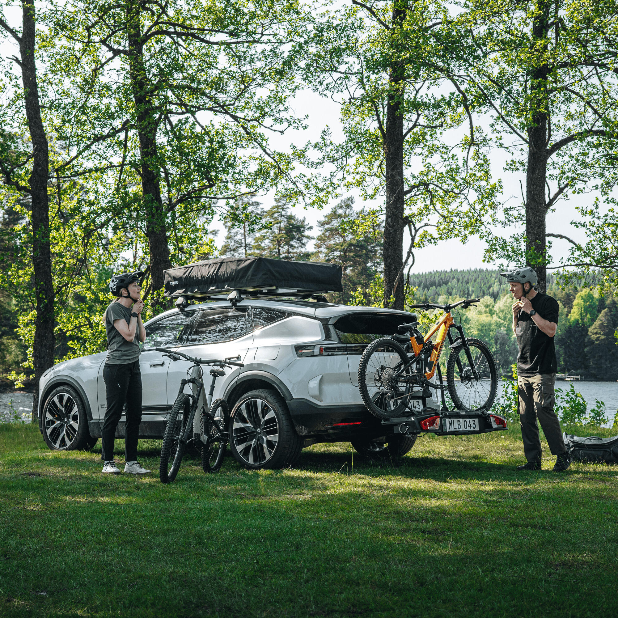Porte-vélo sur boule d’attelage Thule VeloSpace 3 5/7