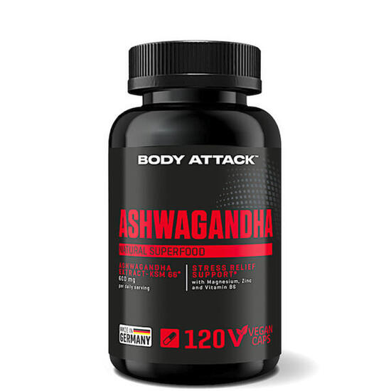 Body Attack Ashwagandha KSM-66 - 120 Kapseln