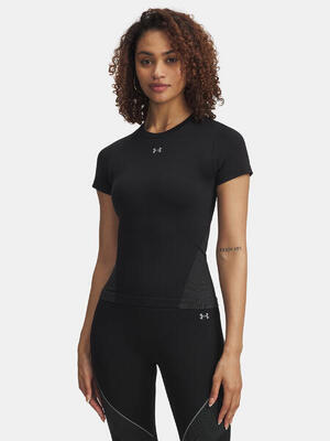 Dames trainingsshirt under armour vanish seamless zwart/staal/staal