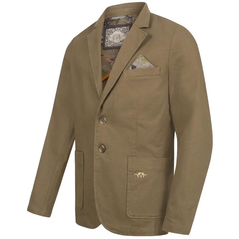 Sacou barbati Blaser denim strech bob dark olive
