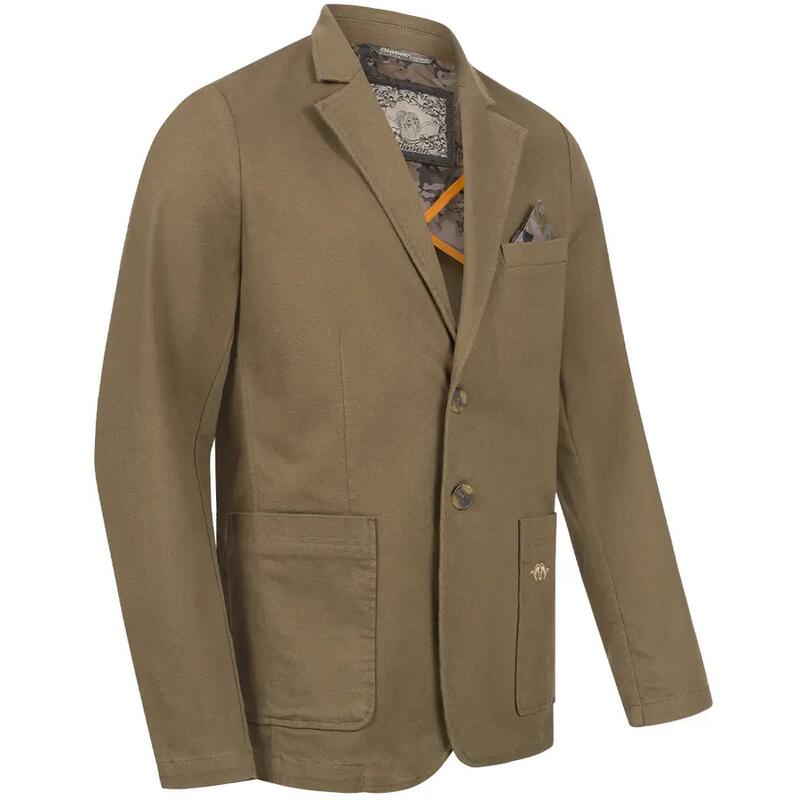 Sacou barbati Blaser denim strech bob dark olive