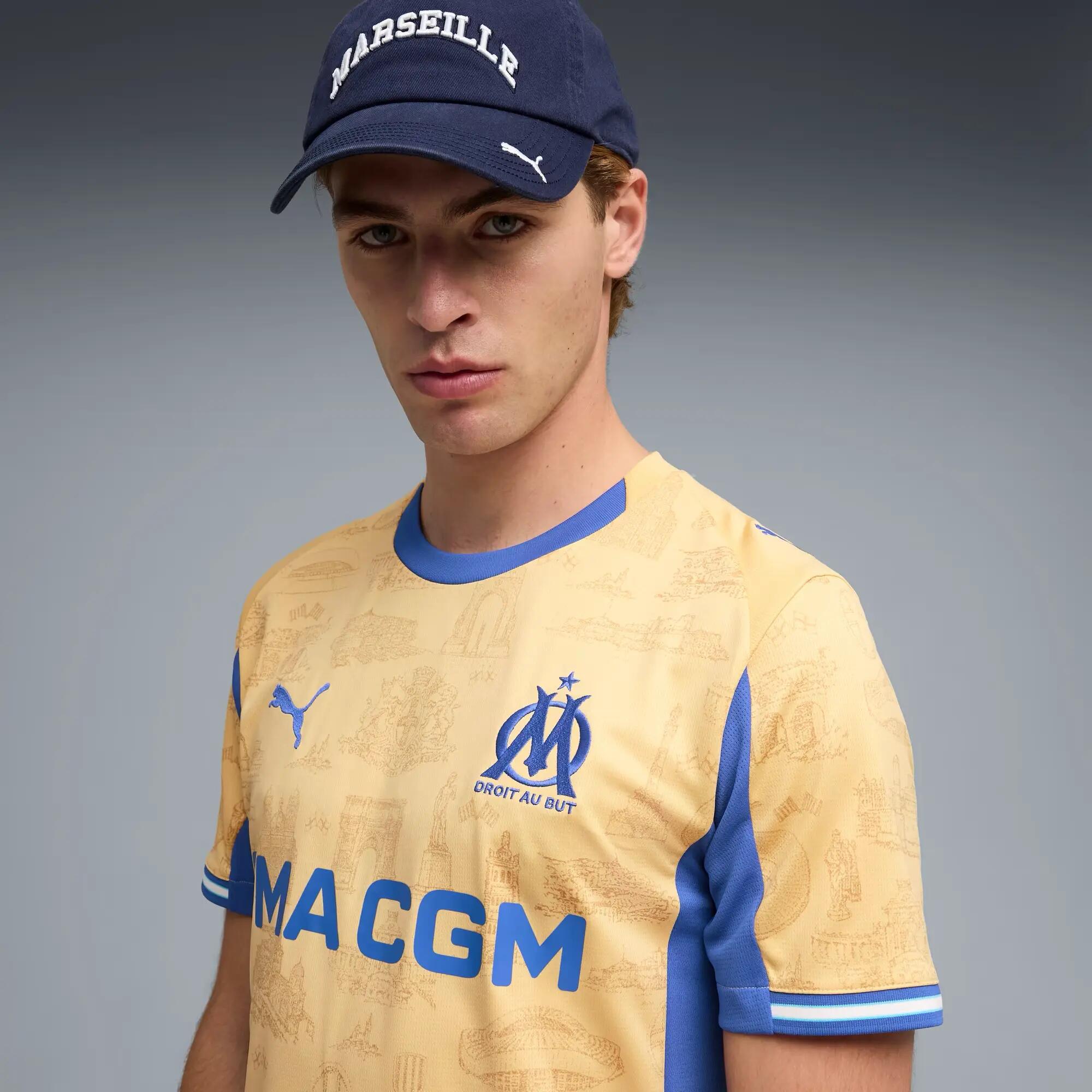 Maillot OM Édition Spéciale Marseille Monumentale Homme 2025/26 Or 5/5