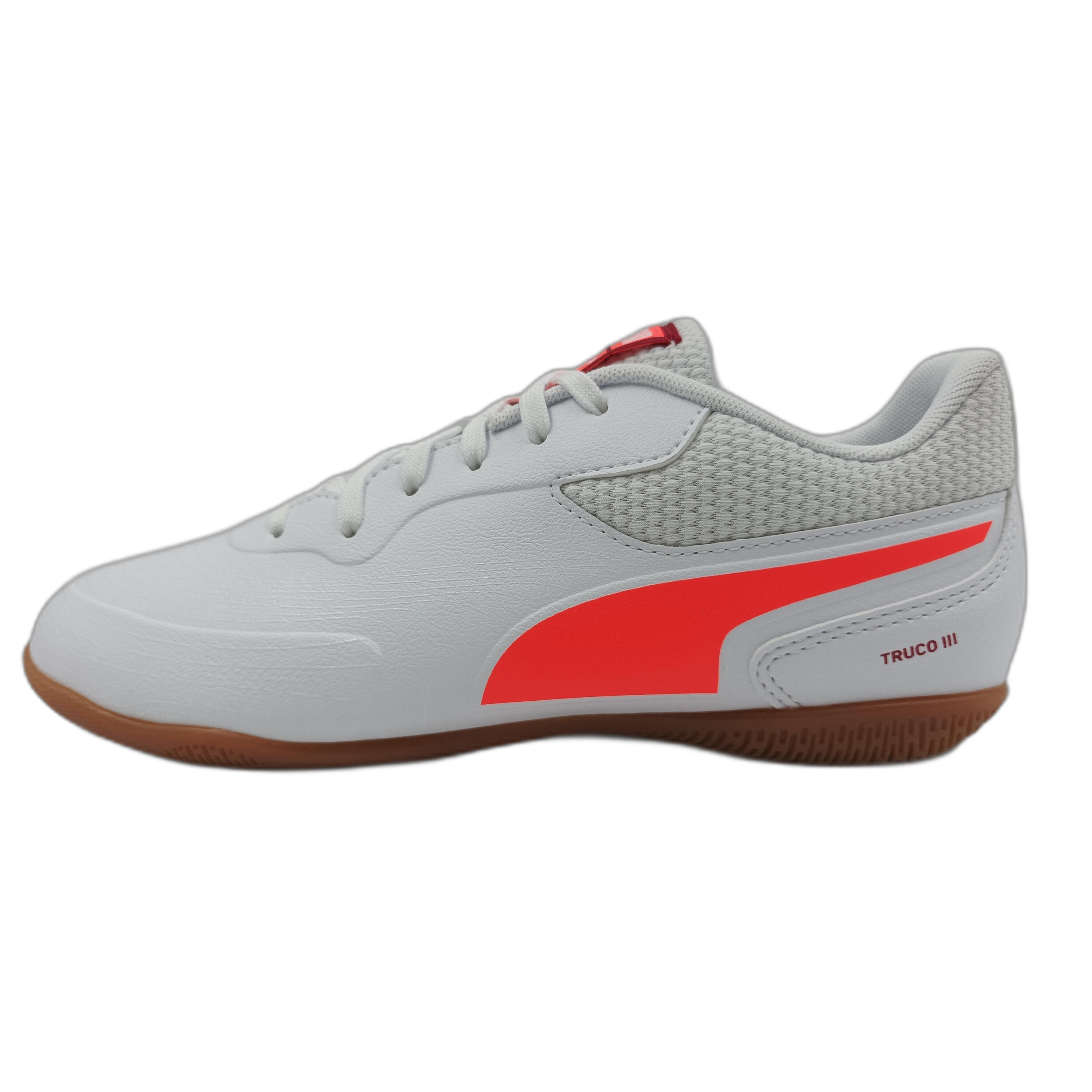 Puma - Chaussures De Football Enfant Puma Truco Iii - Baskets - Blanc|orange - Decathlon
