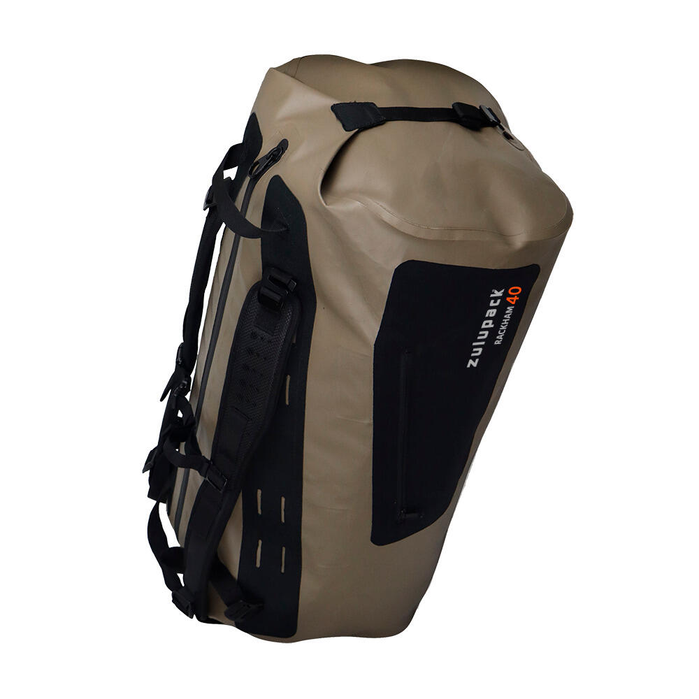 WJnflQN Waterdichte sporttas, motorbagage, grote , 40 l, voor motorfiets, robuuste sporttas met reflecterende strepen, zadeltassen voor motorfiets, skiën, reizen