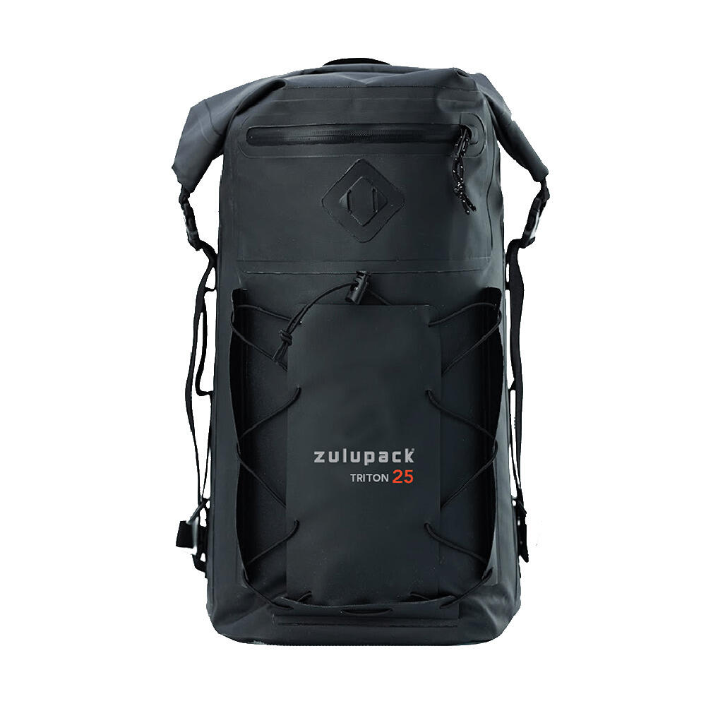 Zulupack - Sac À Dos Étanche Poche À Eau 25l - Triton - Sac À Dos - Noir - 25 L - Decathlon