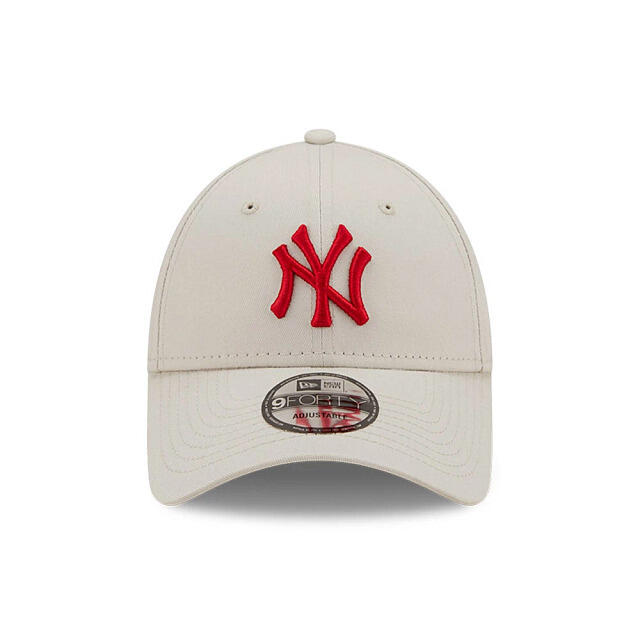 Bonnet New Era Modèle League Essential 9forty Couleur Beige 3/6