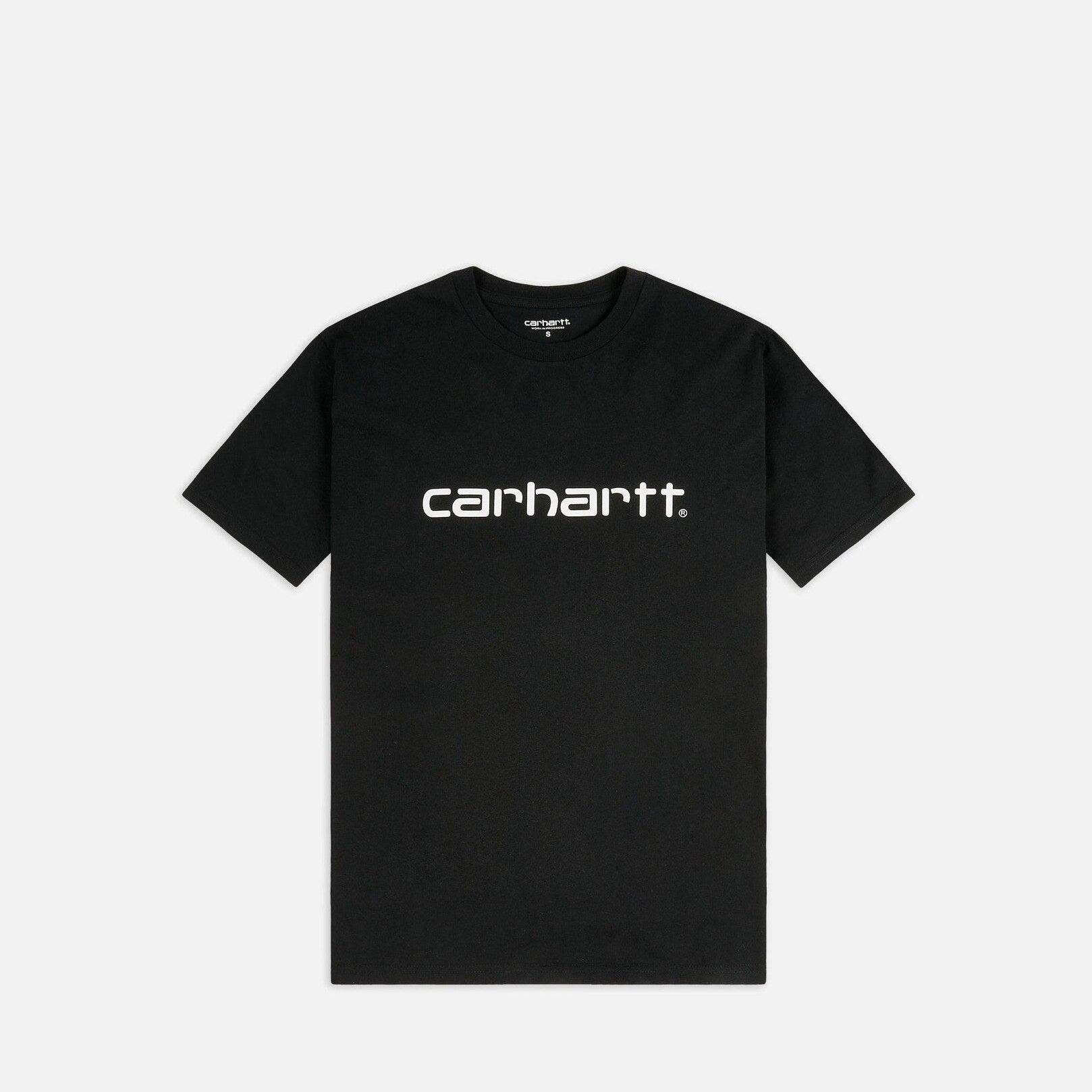 Camiseta Carhartt negra S/S Script T-Shirt 6/6
