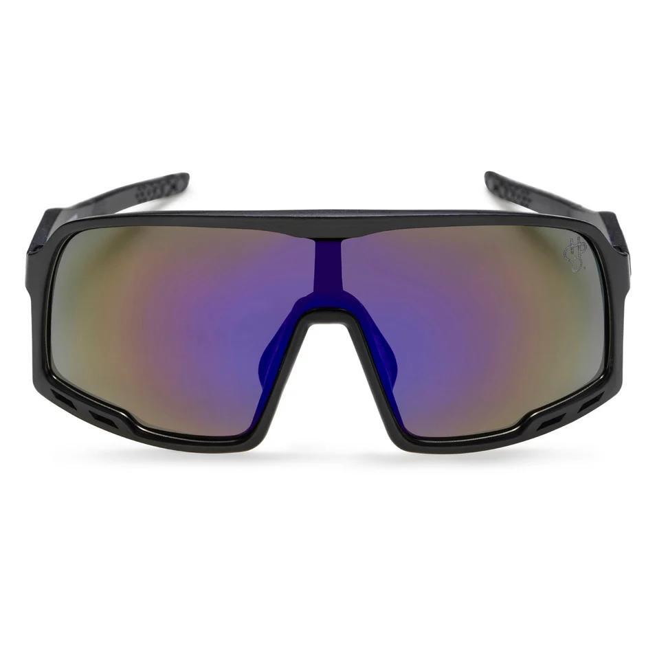 CHPO Brand Sunglasses Henrik Black Blue Mirror 3/7