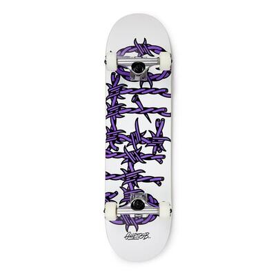 Skateboard completo per iniziare Barbed Wire Purple 8.25