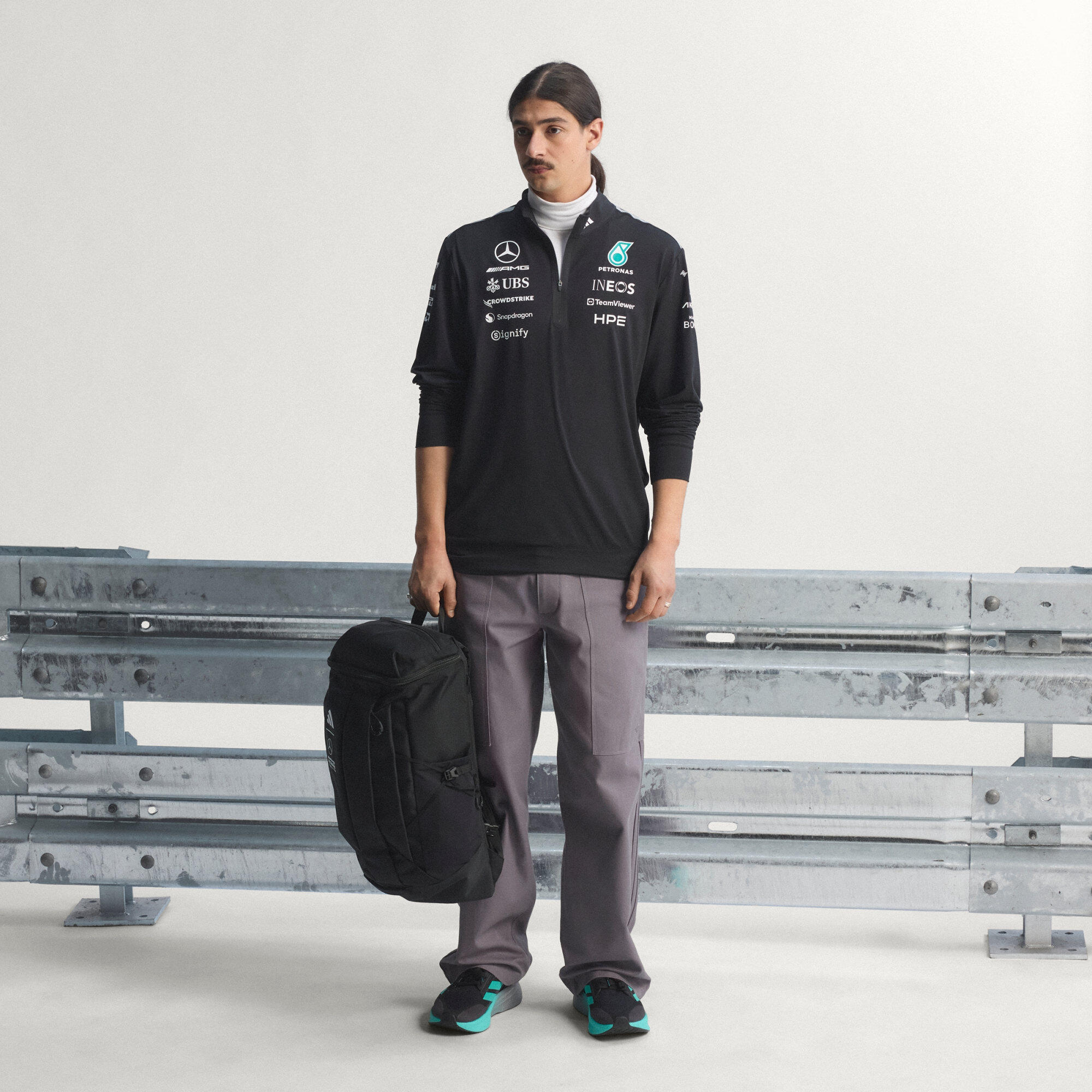 Sweat-shirt MERCEDES - AMG PETRONAS FORMULA 1 TEAM ENGINEERS QUARTER ZIP 7/7