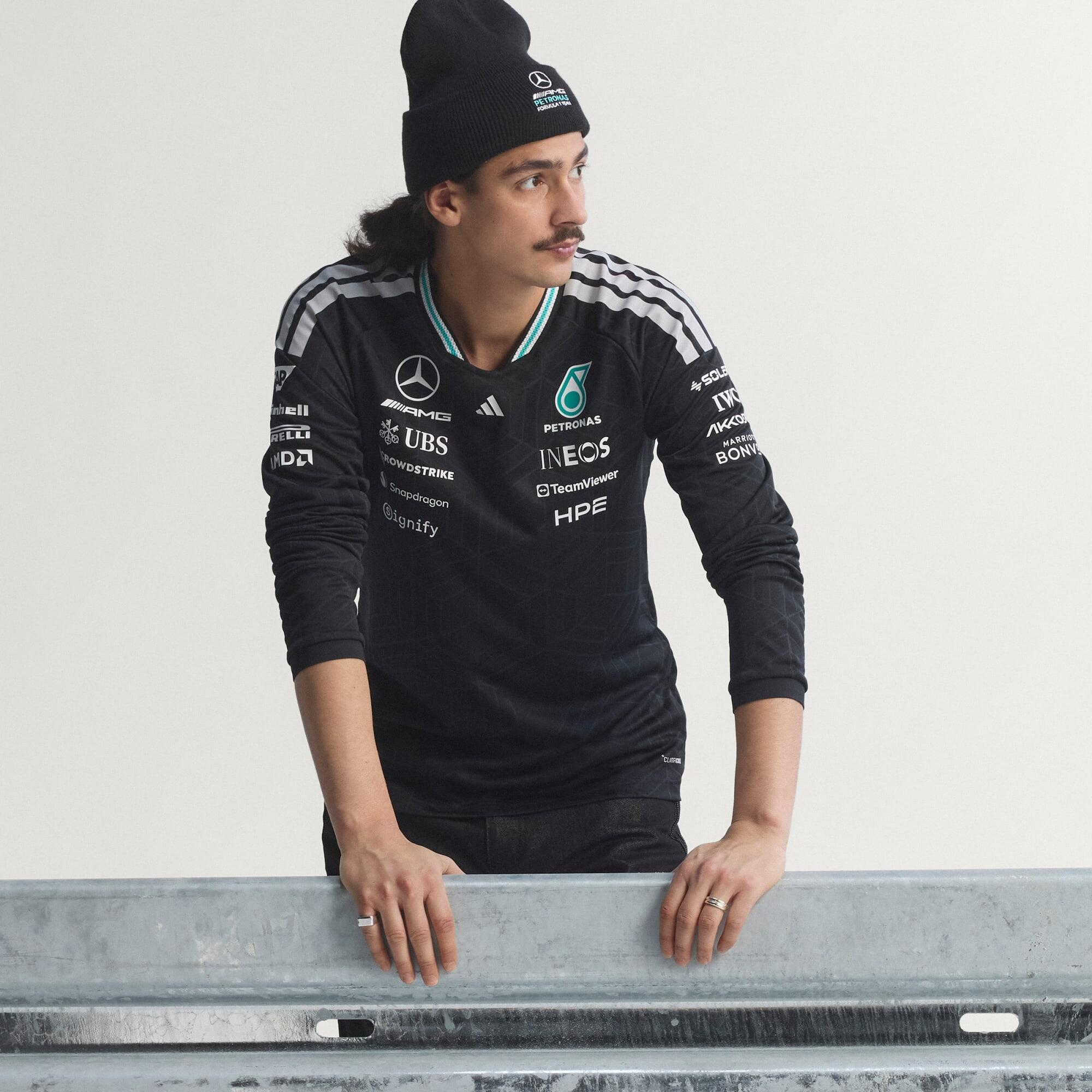 CAMISOLA DE MANGA COMPRIDA DE PILOTO OFICIAL DA MERCEDES - AMG PETRONAS FORMULA 3/7