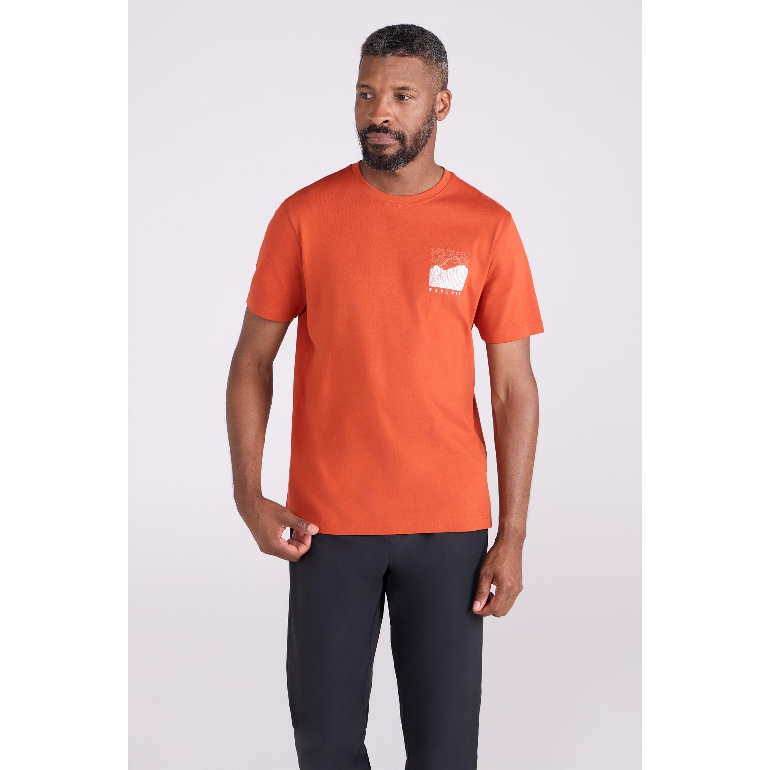 Mountain Warehouse Mens Conquer New Heights Organic Cotton T-Shirt