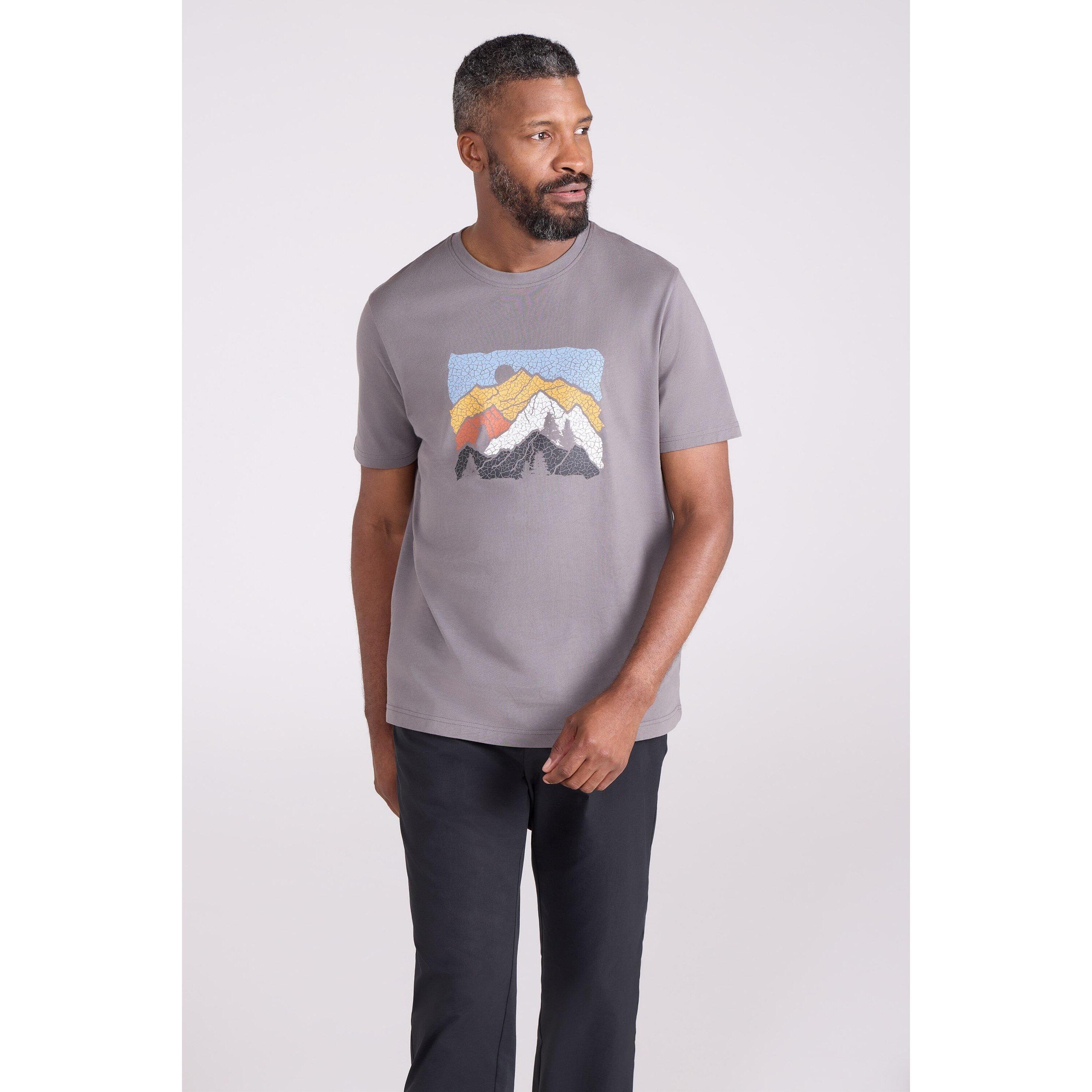 Mountain Warehouse Mens Linear Organic T-Shirt