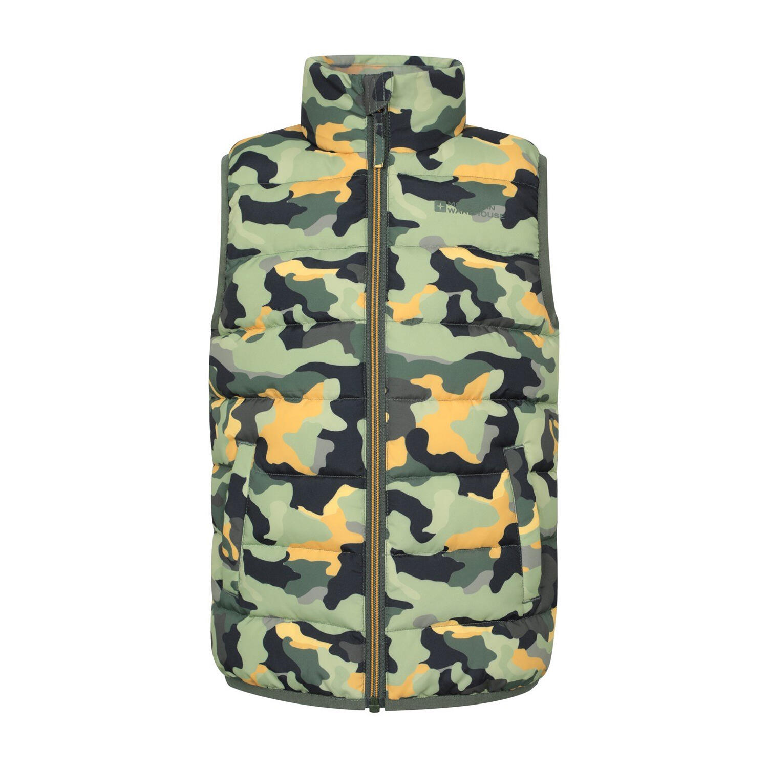 Mountain Warehouse Childrens/Kids Rocko Camo Padded Gilet