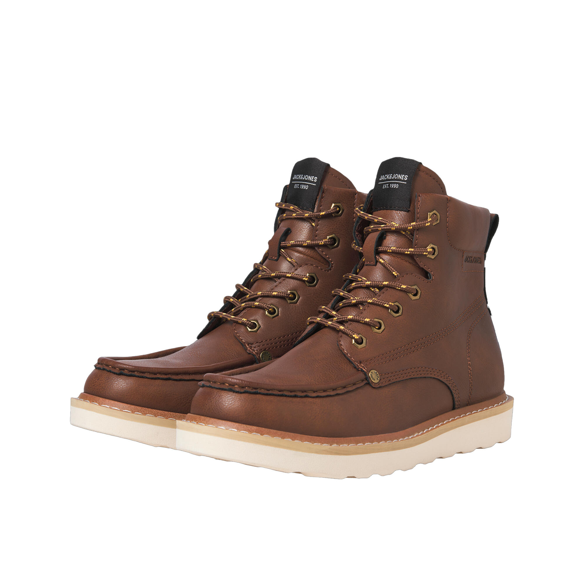 Jack And Jones Mens Archway Moc Toe Ankle Boots
