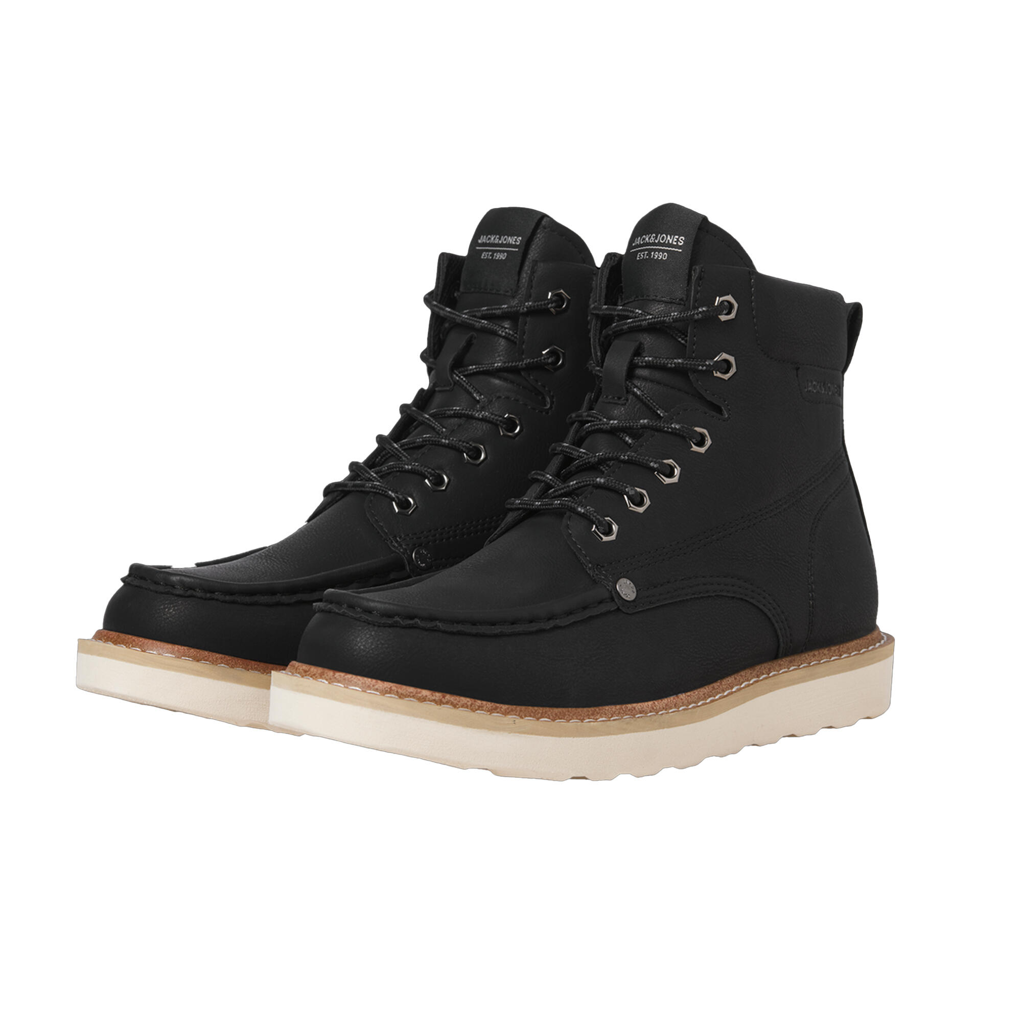 Jack And Jones Mens Archway Moc Toe Ankle Boots