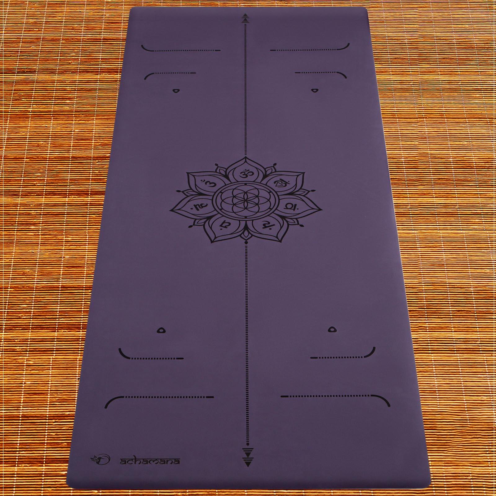 Tapis yoga Hi-tech ultra antidérapant PU, 6mm - 3 matériaux, plus de confort 6/7