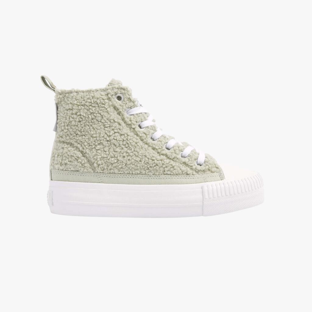 Schuhe Sneaker British Knight Kaya Mid sicher off white grün 3/7