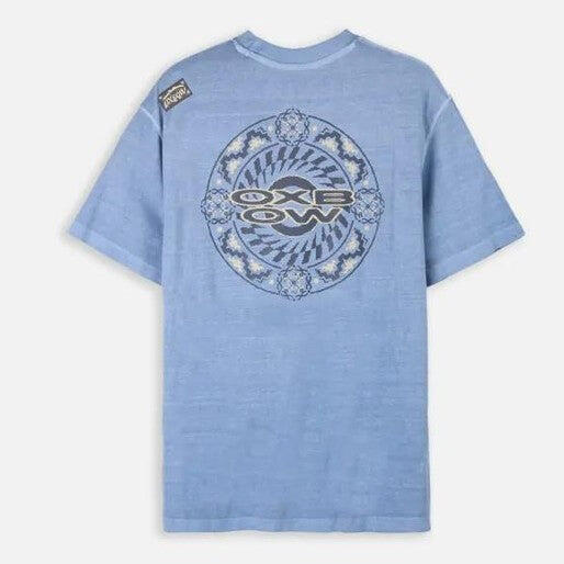 T-shirt Oxbow symbool vervaagd blauw