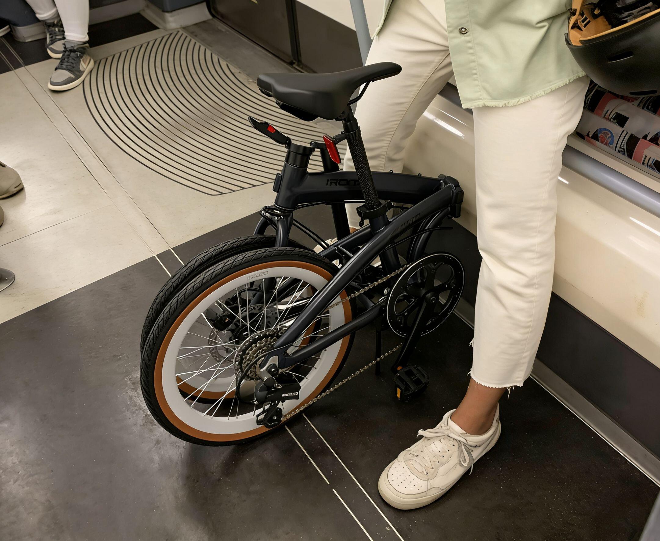 Bici pieghevole RCB GK4 20" alluminio, 7 marce, freni a disco, 12+ anni 7/8
