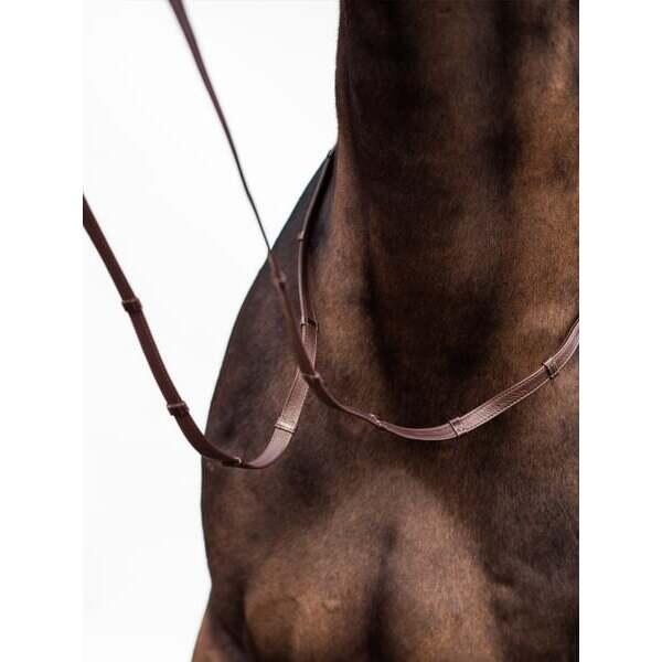 Rênes pour cheval double en cuir Imperial Riding - black - TU - Sport