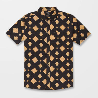 Volcom grit mandala zwart overhemd