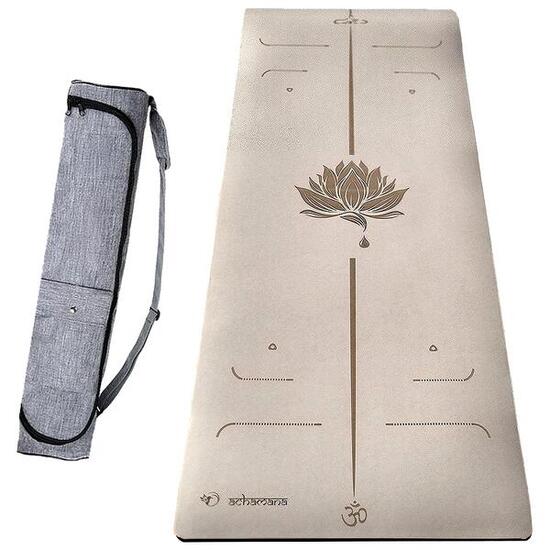 Tapis yoga PU nouvelle génération ultra antidérapant 6mm + Sac transport