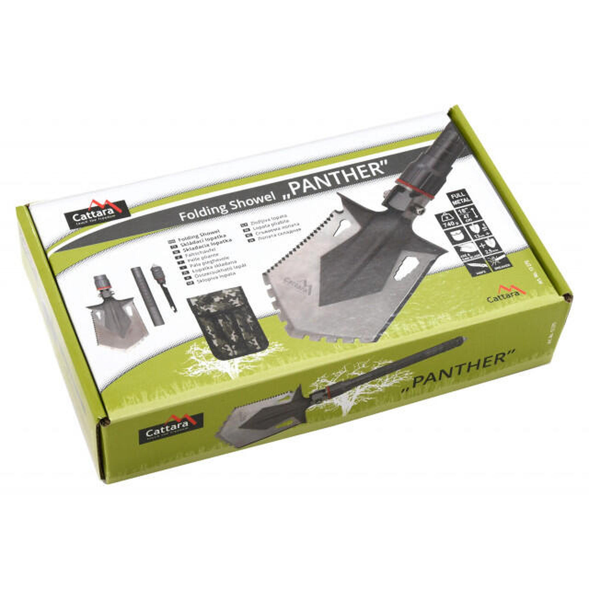 Lopata multifunctionala Cattara Panther 47 cm