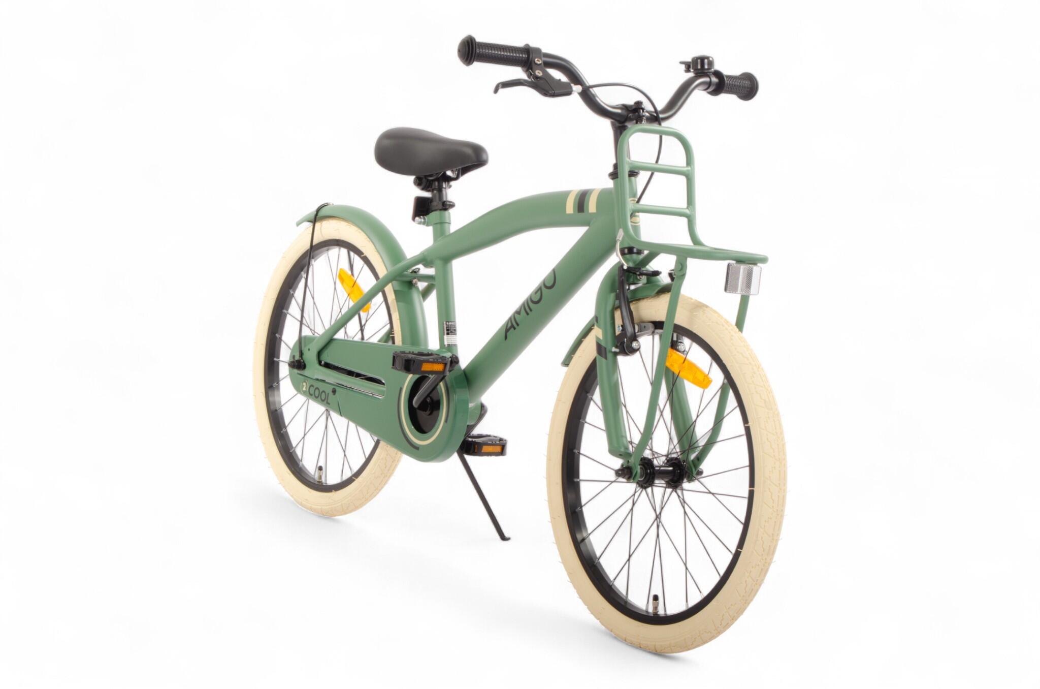 2Cool 20 Inch Jongens Terugtraprem Groen 2/7