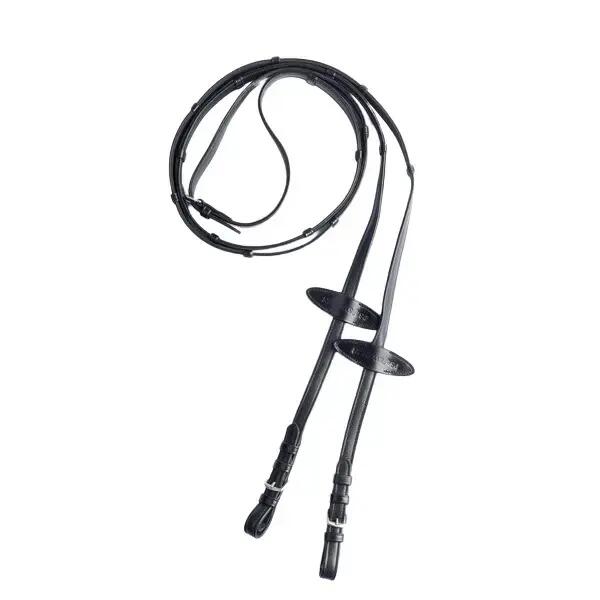Leather reins for horses with super grip PS of Sweden Softy