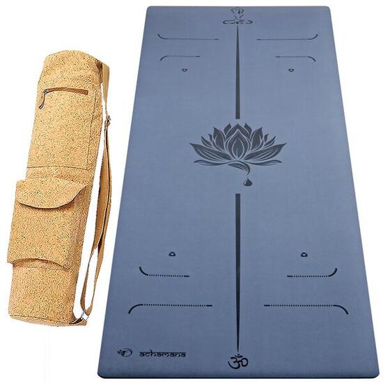 Tapis yoga PU nouvelle génération ultra antidérapant 6mm + Sac en liège