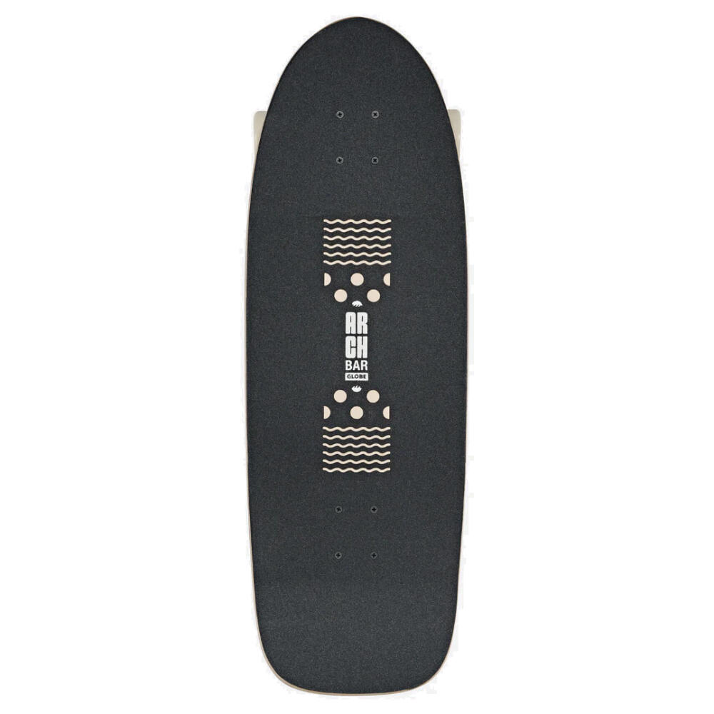 Surfskate Cruiser Skateboard Globe Walrus Black Peaking 31'' 2/4