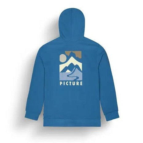 Sweat à capuche Picture Kenoma zippé Serenity Blue 1/7