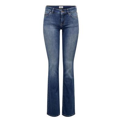Jeans only blush uitlopende medium blauwe denim