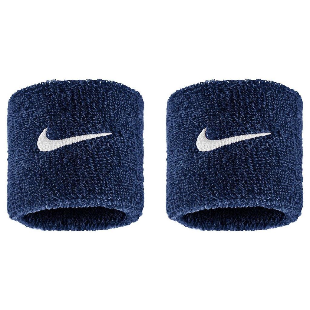 Classic Swoosh Wristband (Blue/White)